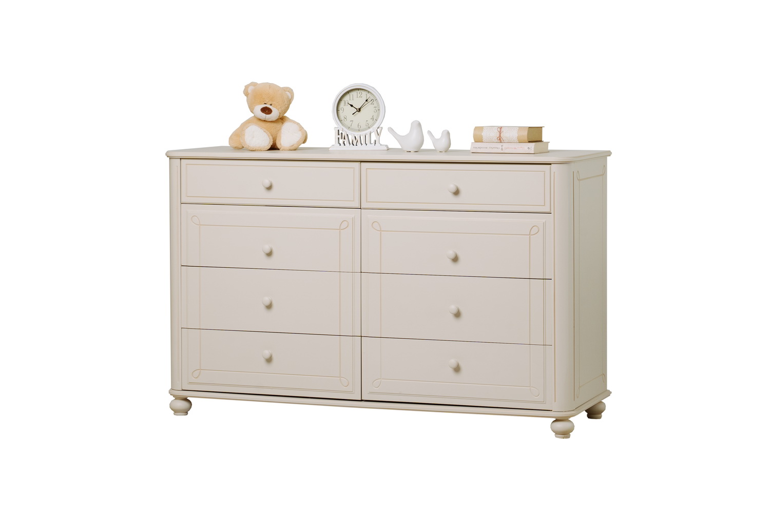 Комод с 8 ящиками массив сосны Бетти №10