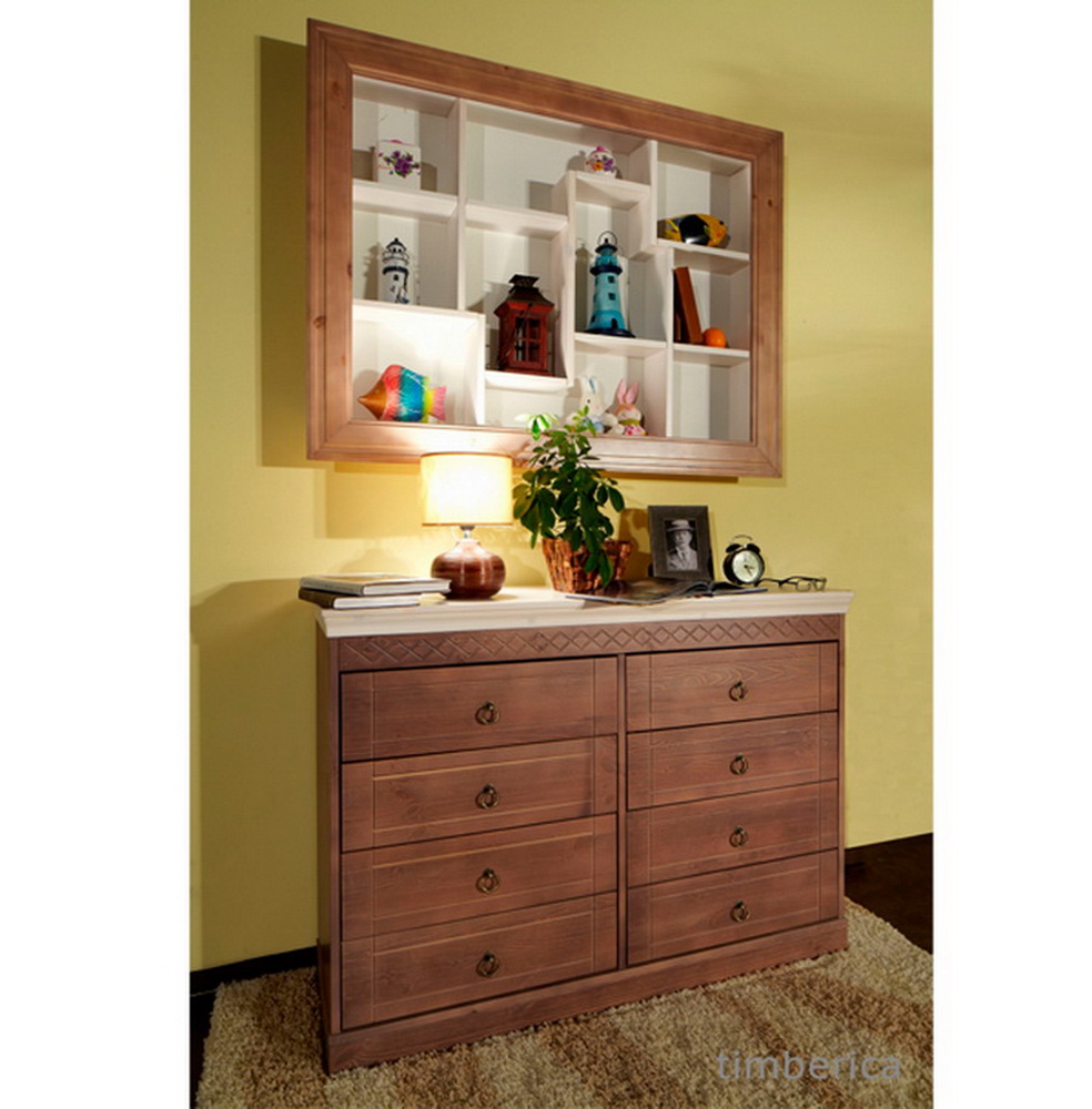 Комод с 8 ящиками сосна Дания №3