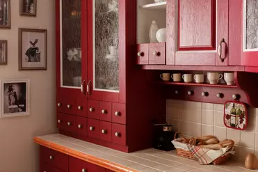 Кухня деревянная Red (цена за п/м)