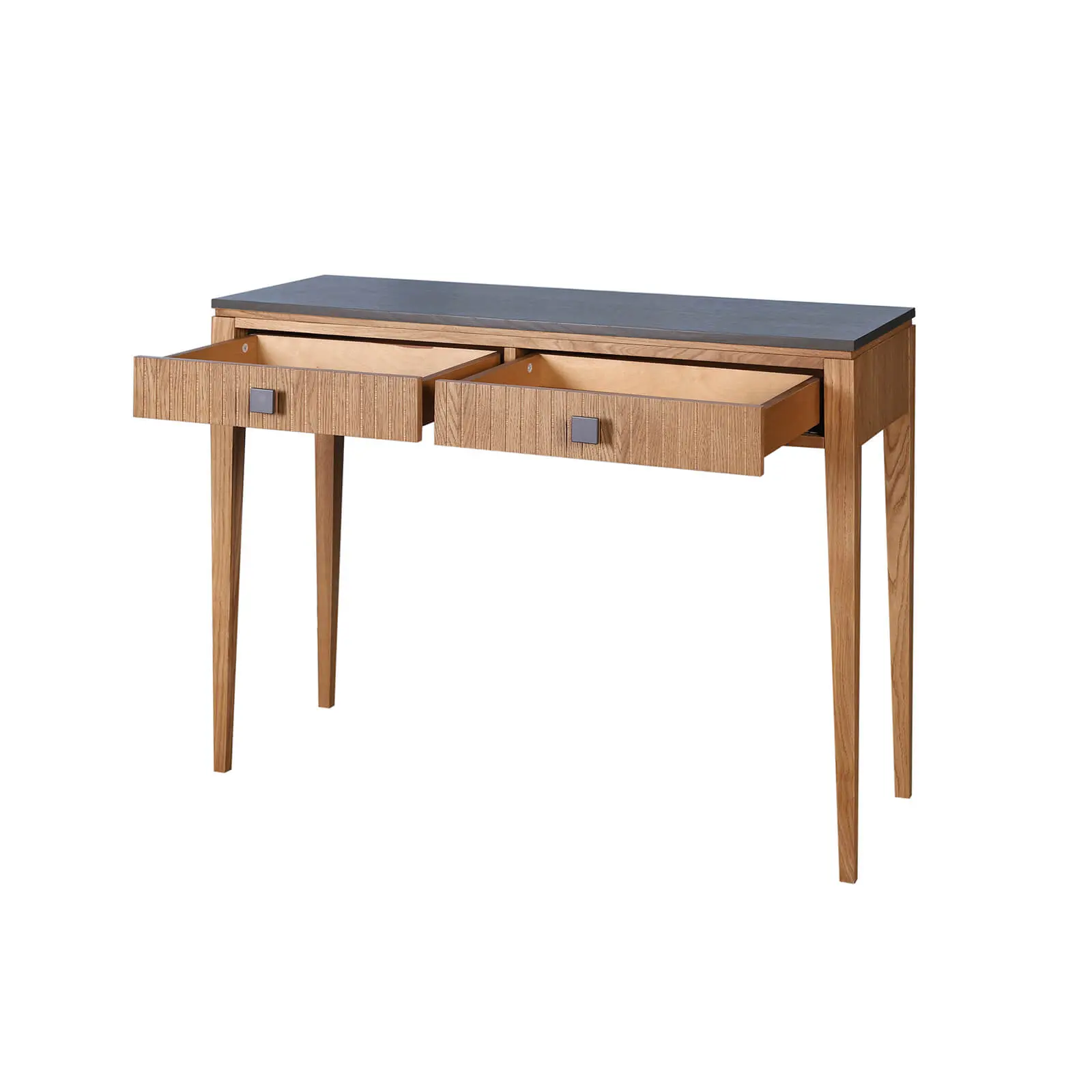 (9.1.2) Консоль с ящиками дуб "Фокстрот" 02В (дуб натуральный/бетон)