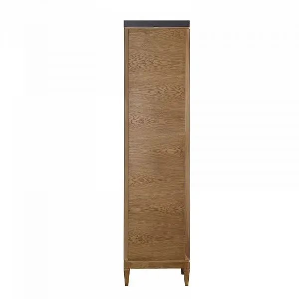 (1.3.3) Витрина с ящиками дуб "Фокстрот" 112B (дуб натуральный/бетон)