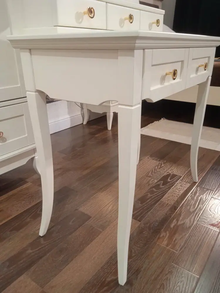 Дамский стол с 5 ящиками и зеркалом «Римини"