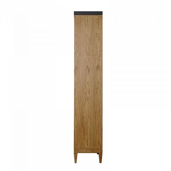 (1.3.3) Витрина с ящиками дуб "Фокстрот" 112B (дуб натуральный/бетон)