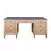 (1.3.2) Стол письменный с 7 ящиками дуб "Фокстрот" 207B (дуб натуральный/бетон)