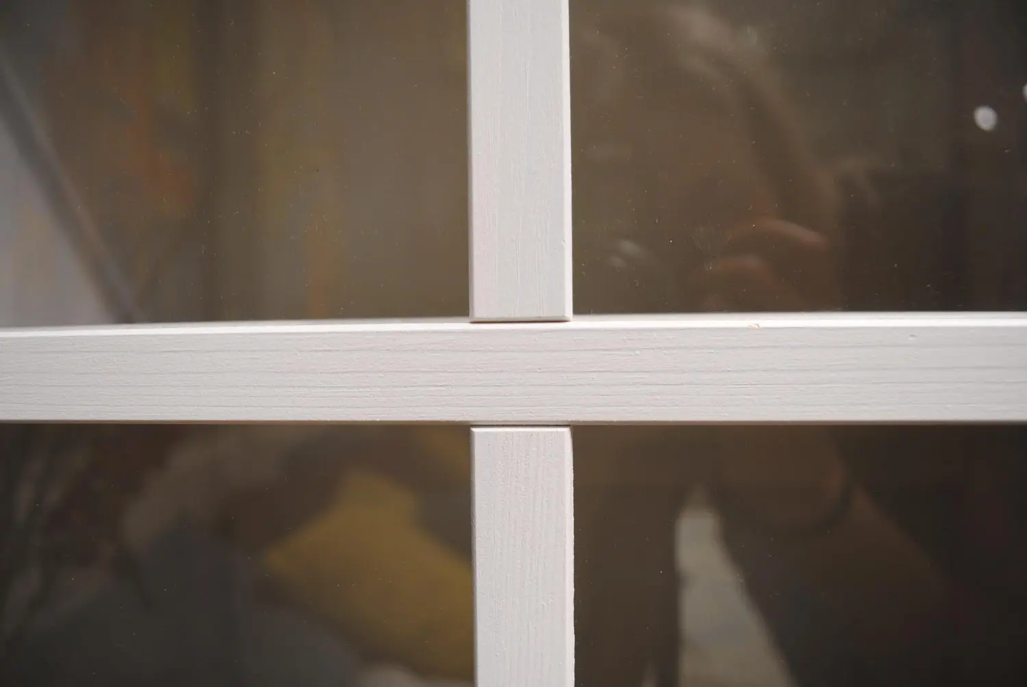 Витрина 1 ящик Бейли белый воск