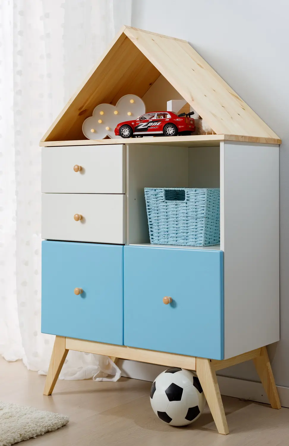 Комод детский с ящиками и полками ТК №8