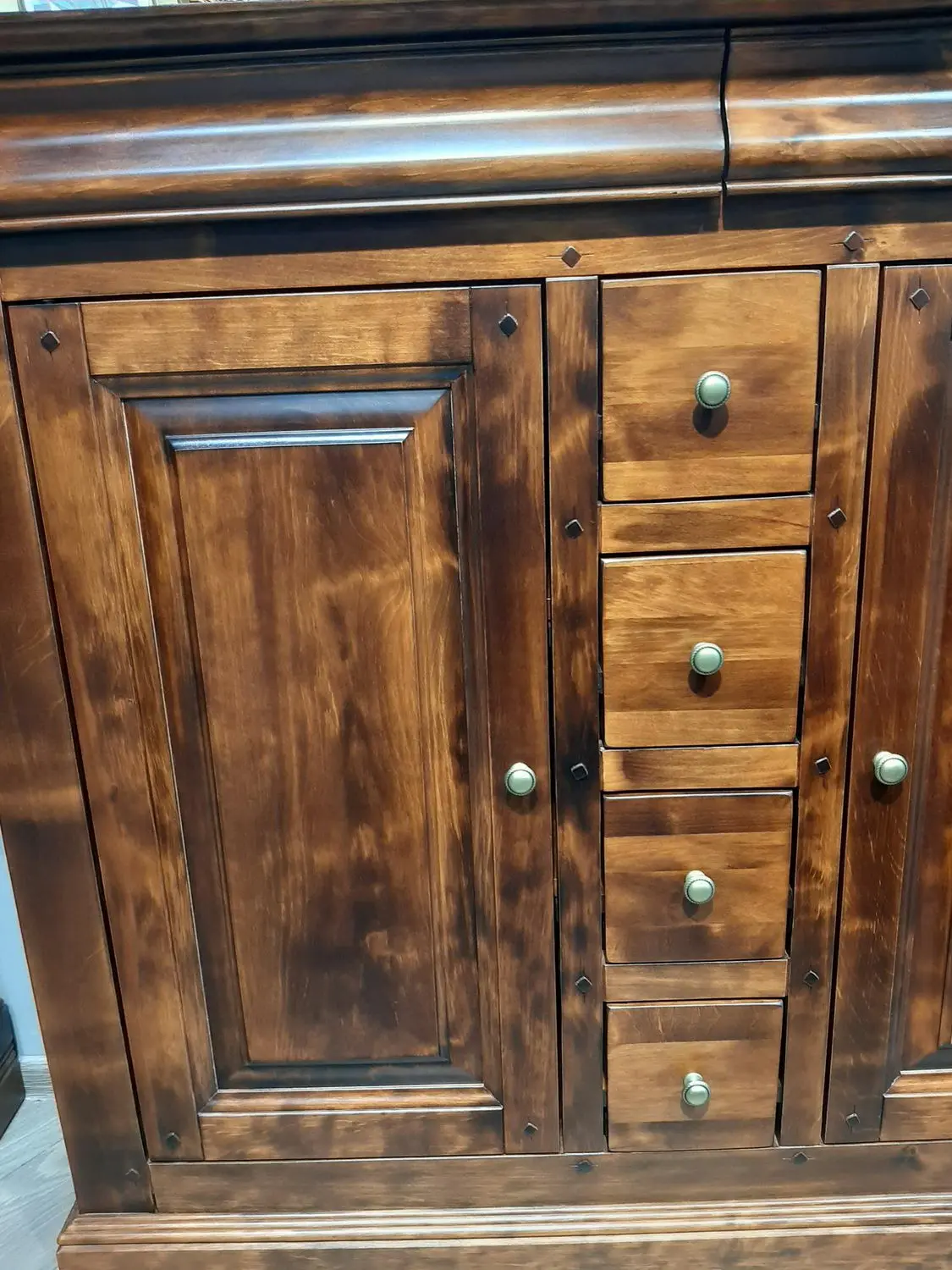 Комод с 4 ящиками из дуба Луи Филипп ОВ 06 (массив)