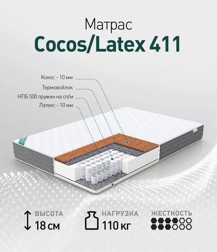 Матрас Cocos Latex 411 800*2000
