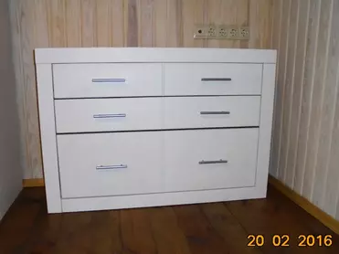 Комод 6 ящиков из массива Брамминг №1