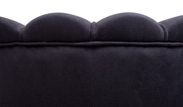 Низкое кресло ракушка Pearl Black