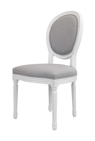 Дизайнерский обеденный стул Miro White and Grey