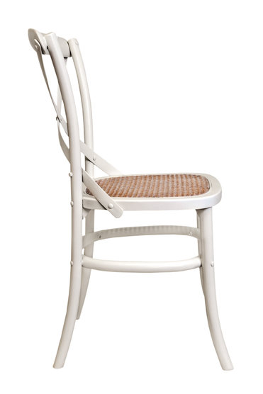 Стул ретро Cross Back White Ver.2