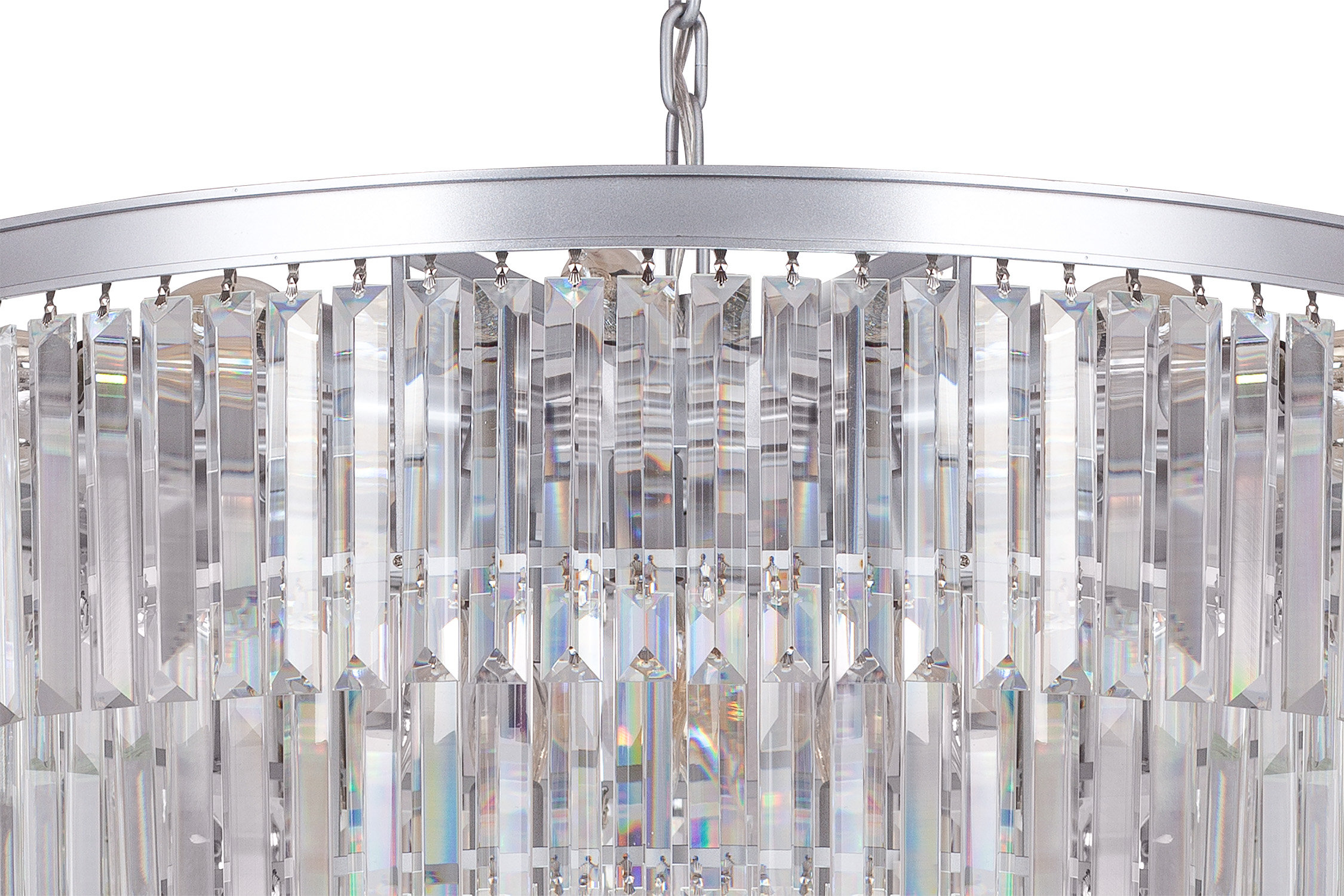 Люстра Odeon 5 Rings Silver