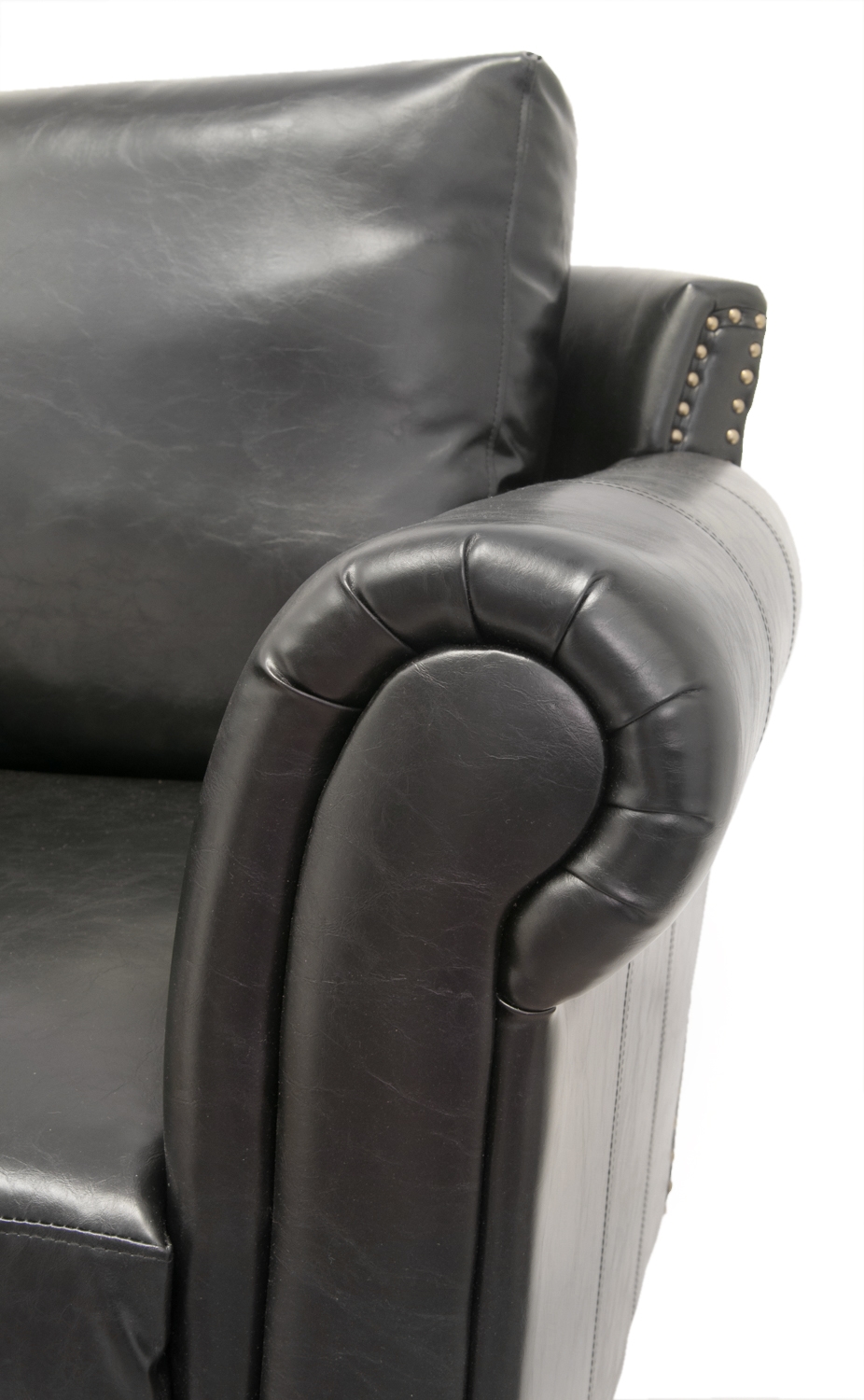 Дизайнерский кожаный диван лофт Toren