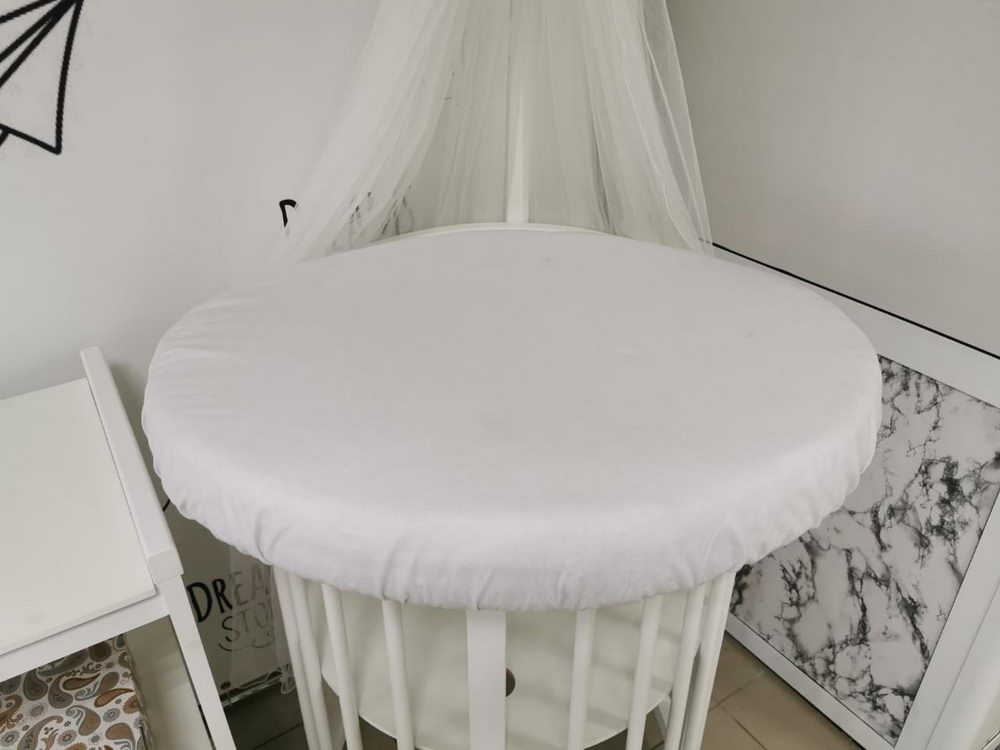 Простынь DreamTex из бязи (на круглый матрас 75х75см)