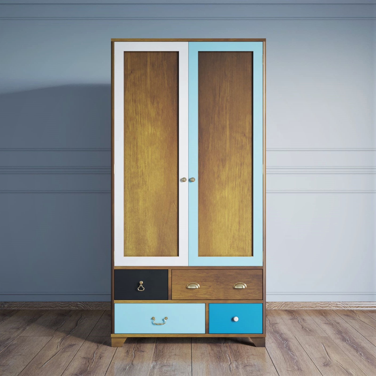 Шкаф "Aquarelle" с ящиками