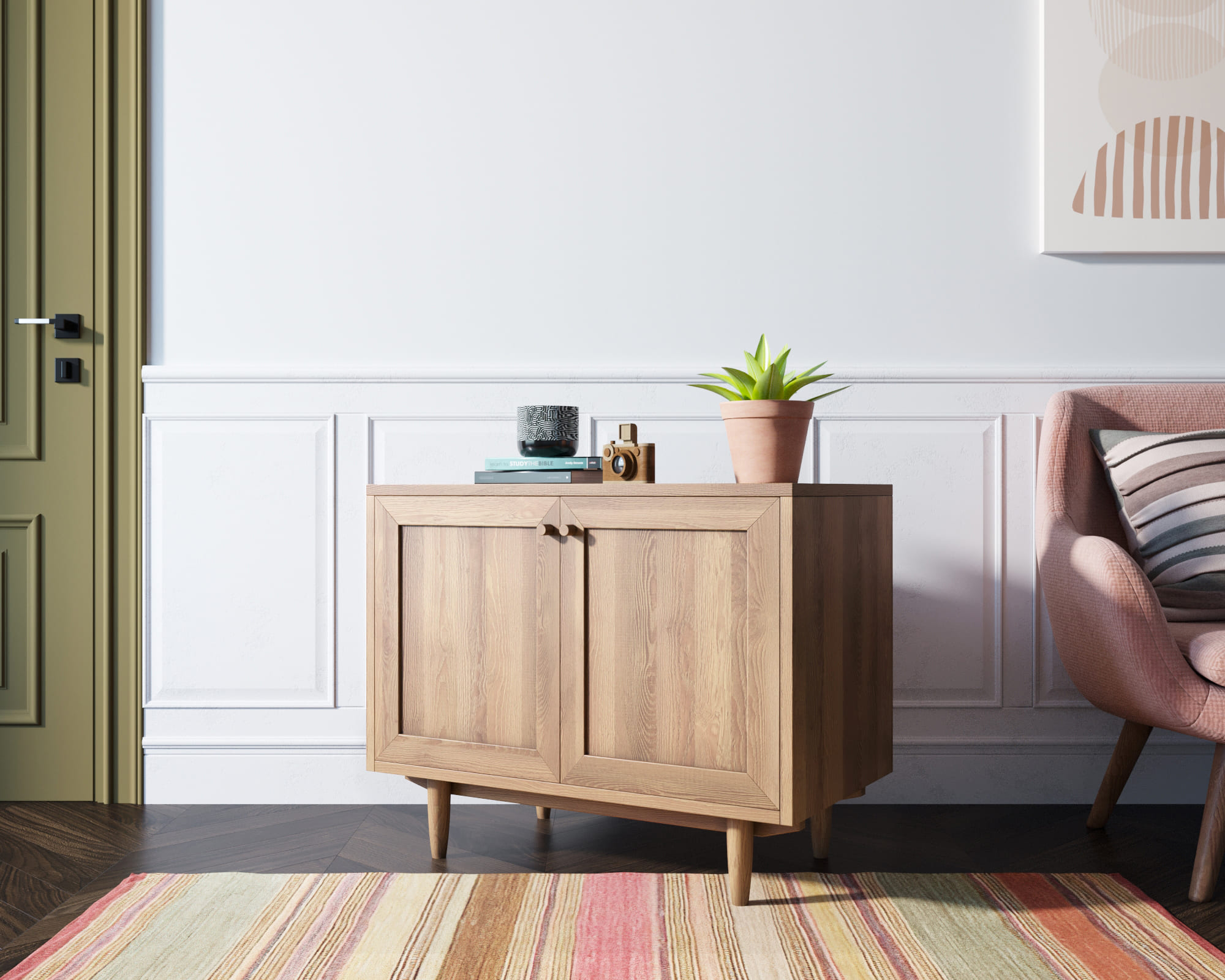 Комод 2 дверный низкий "Smart" module 04