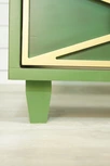 Зеленый комод «Emerald» 3 ящика