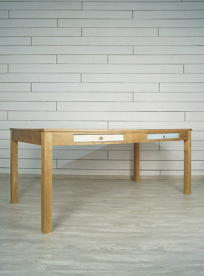 Стол светлый массив "Aquarelle Birch" светлый