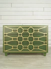Зеленый комод «Emerald» 3 ящика