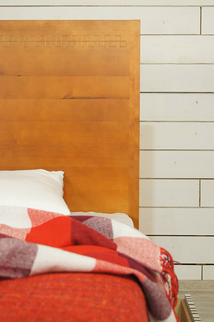 Кровать с ящиками двухспальная "Gouache Birch" 1600х2000