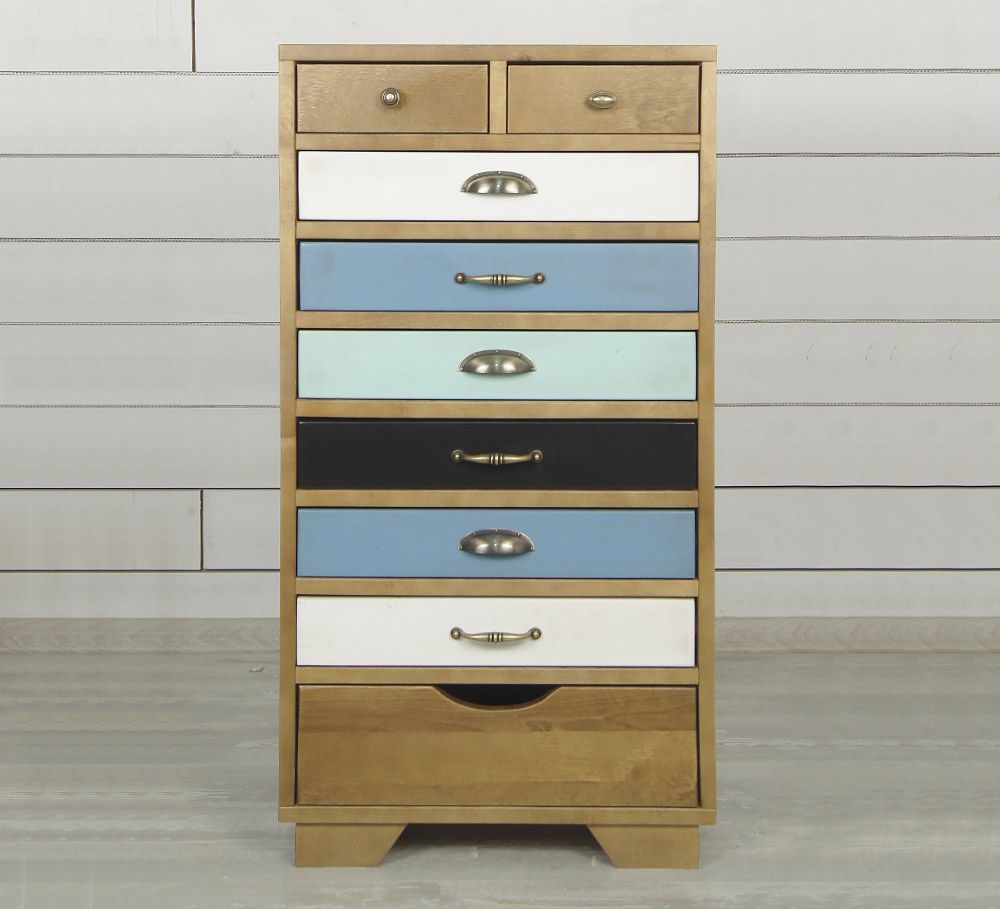 Комод из дерева "Aquarelle Birch" 9 ящиков