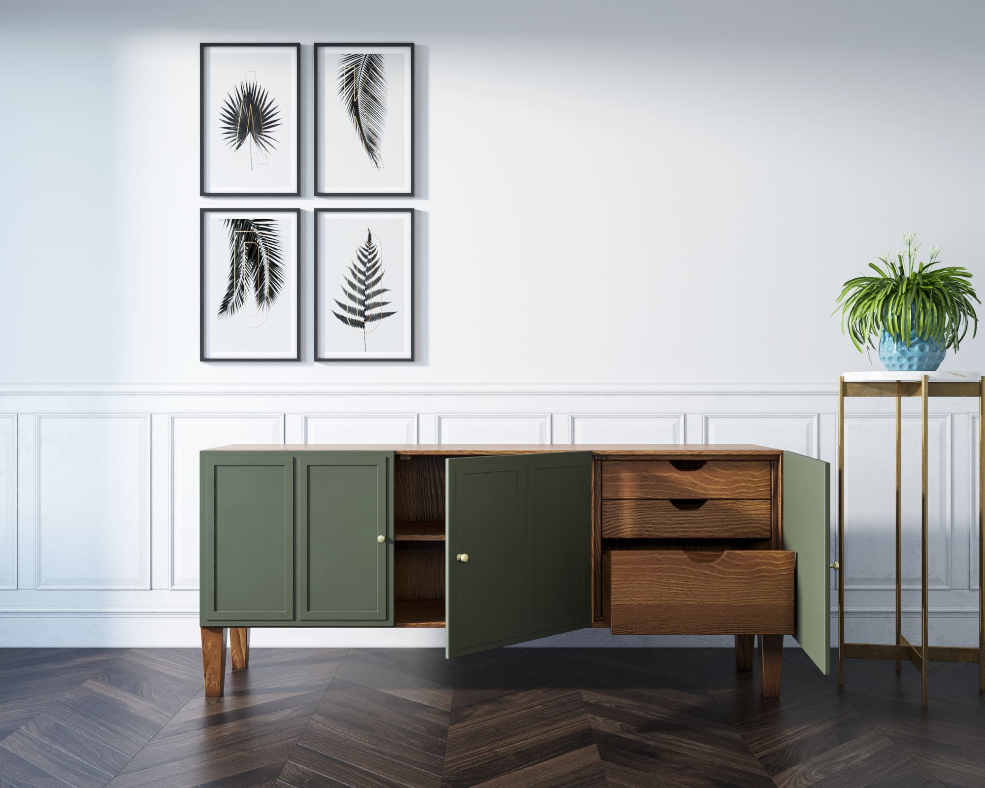 Комод массив сосны "Andersen" большой