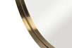19-OA-6385 Зеркало овальное в мет. раме цвет золото 45*110*3,5см