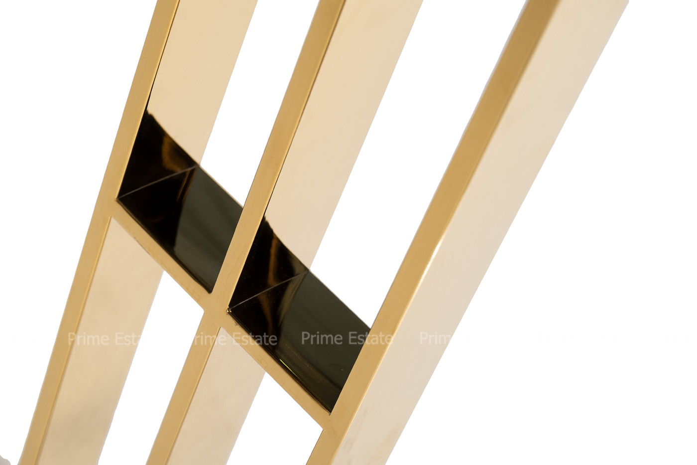 GY-00006 Стол обеденный прозр.стекло/золото 120*120*75см