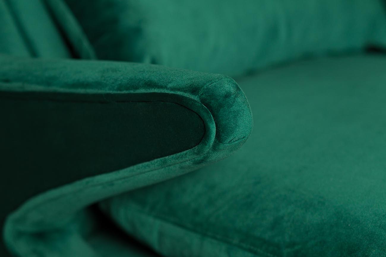 DY-733 Кресло, велюр зеленый