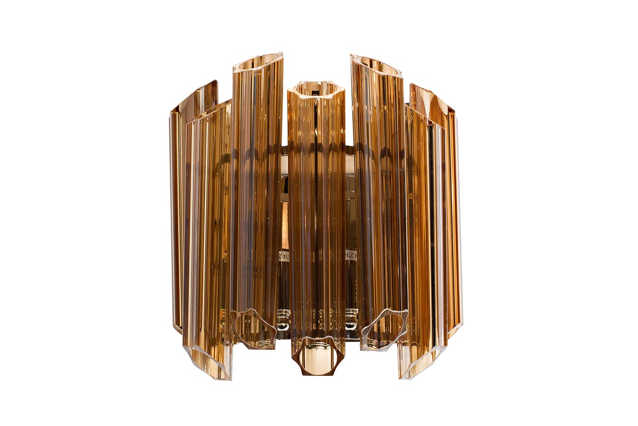 20MB3451-2AMBER Бра стекло янтарного цвета