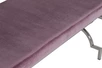 47ED-BEN006-LL Банкетка дымчато-сиреневый велюр/хром 
