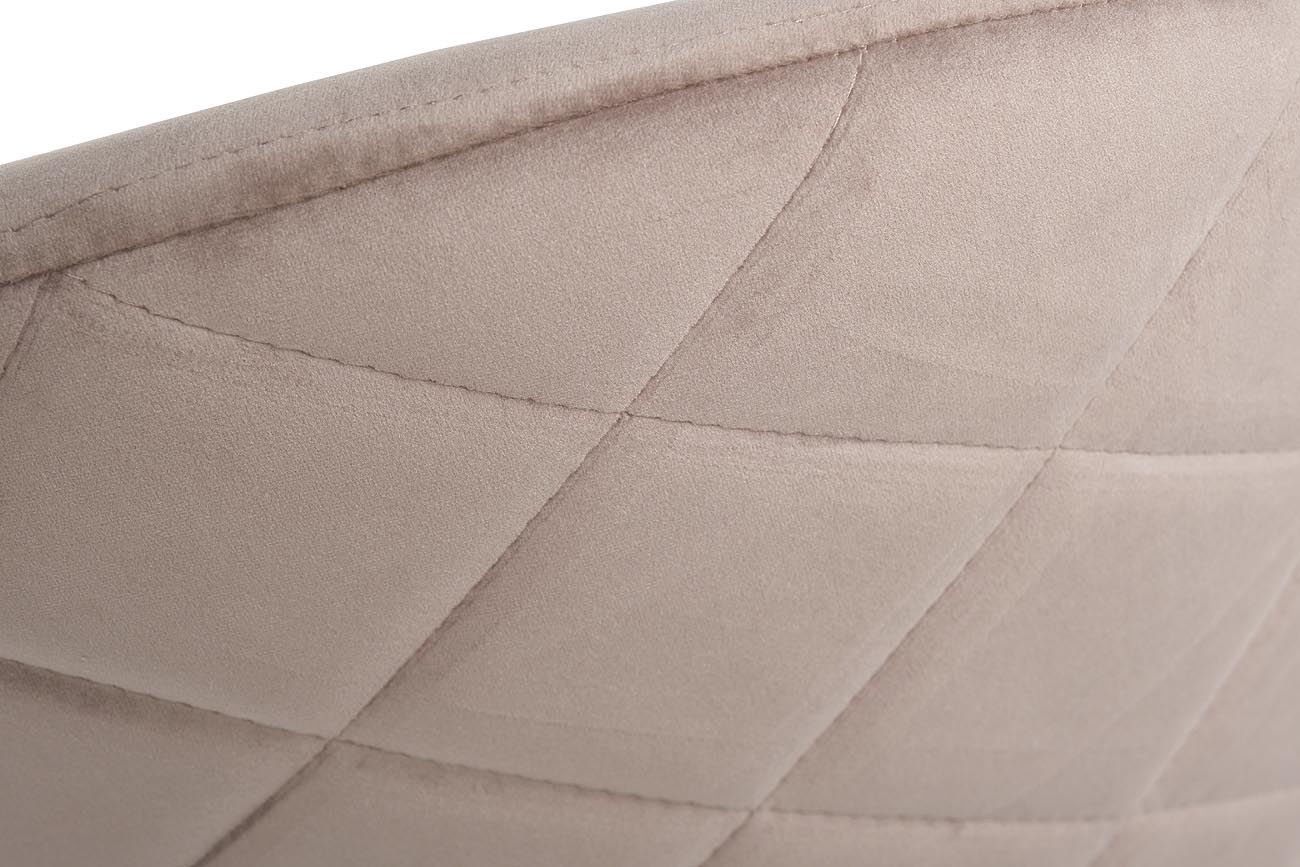 30C-301-1G BG Стул велюр бежевый, мет.ножки