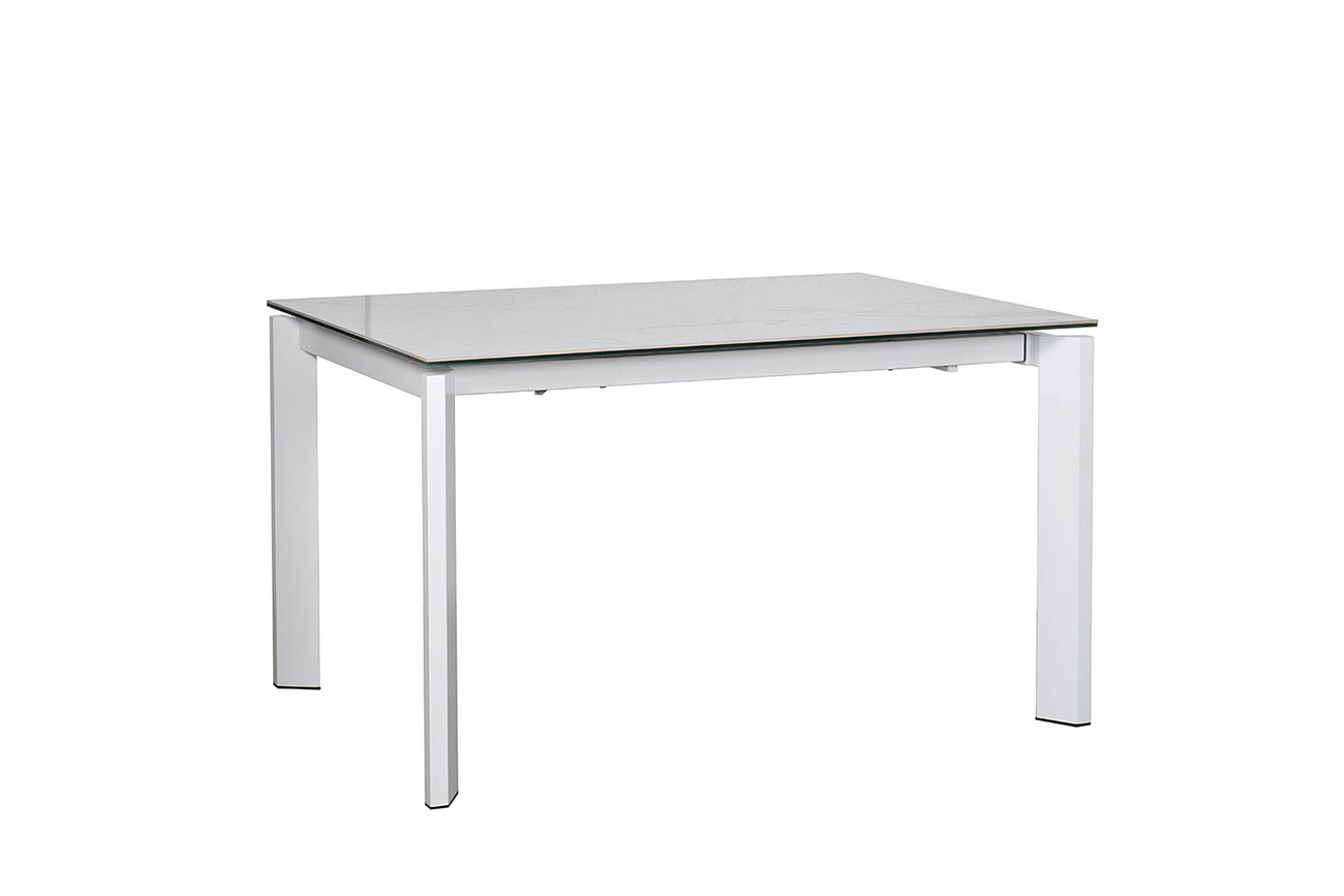 83MC-1948DT WH Стол обеденный раскл.керам.бел.