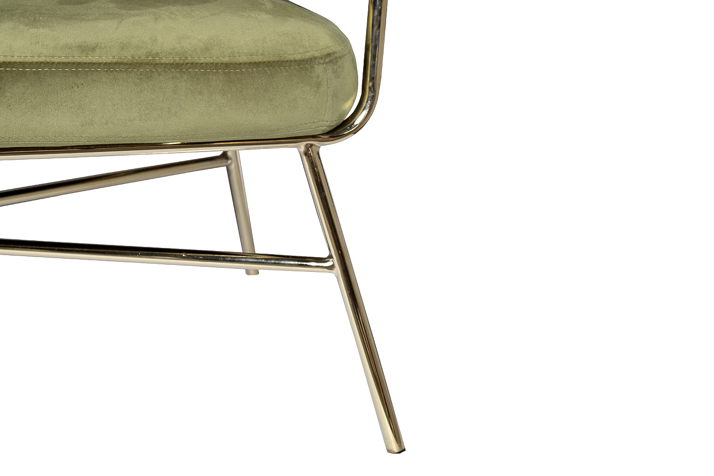 30C-2019 OLV GO Диван двухместный Vis-a-vis, велюр оливковый