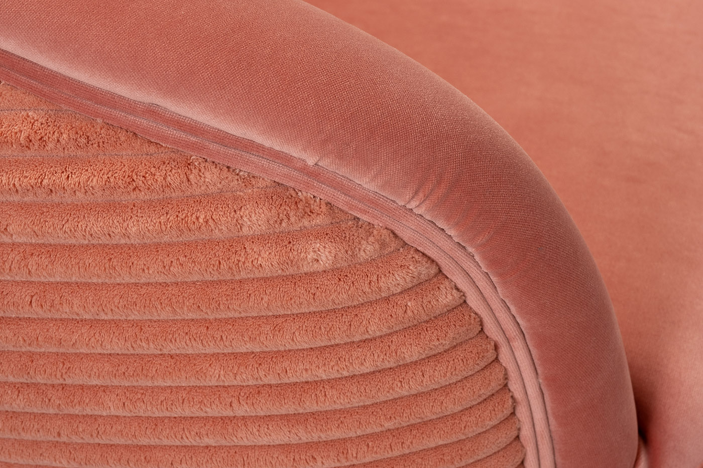 48MY-2582 COR GO Кресло, велюр коралловый, металлические ножки