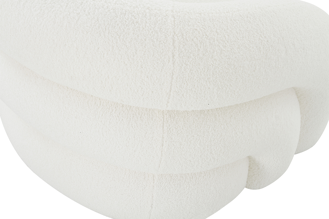 DY-KRES-117 BEL Кресло поворотное, иск.мех белый