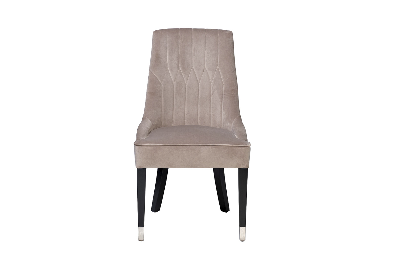 Стул Elegante велюр жемчужно-серый Cat4