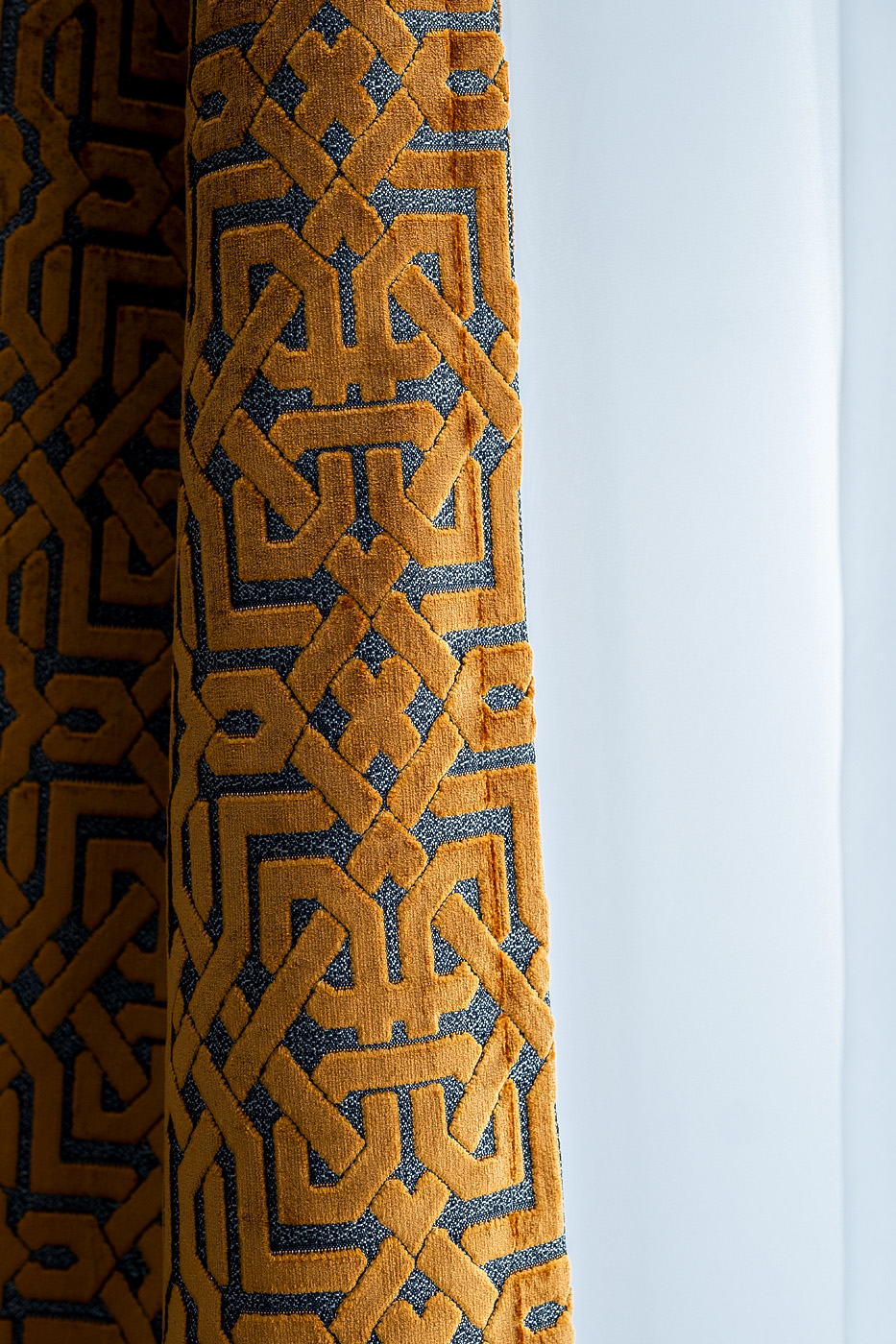 121GD-LATTICE-PORT ORANG Портьера LATTICE оранжевая