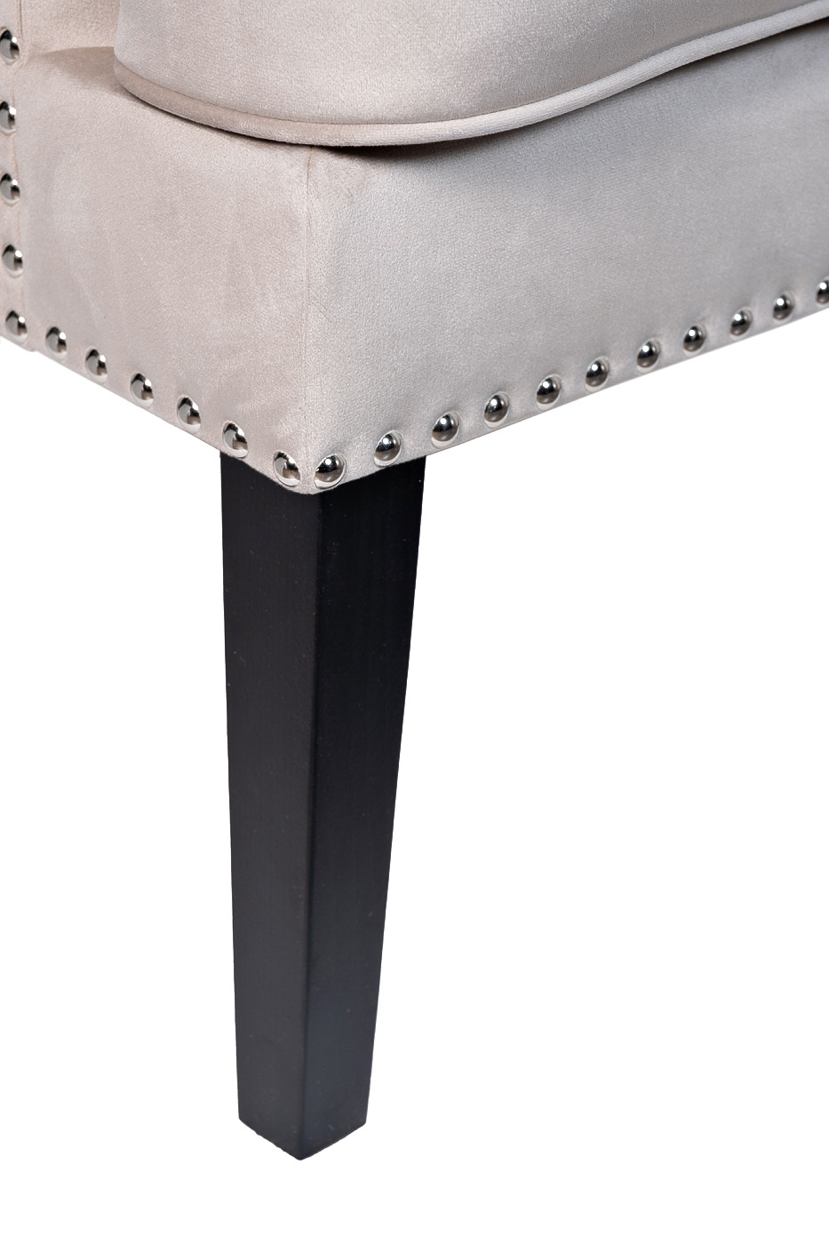 Кресло Rimini, велюр светло-серый Colton 030-SVBEG, с подушкой