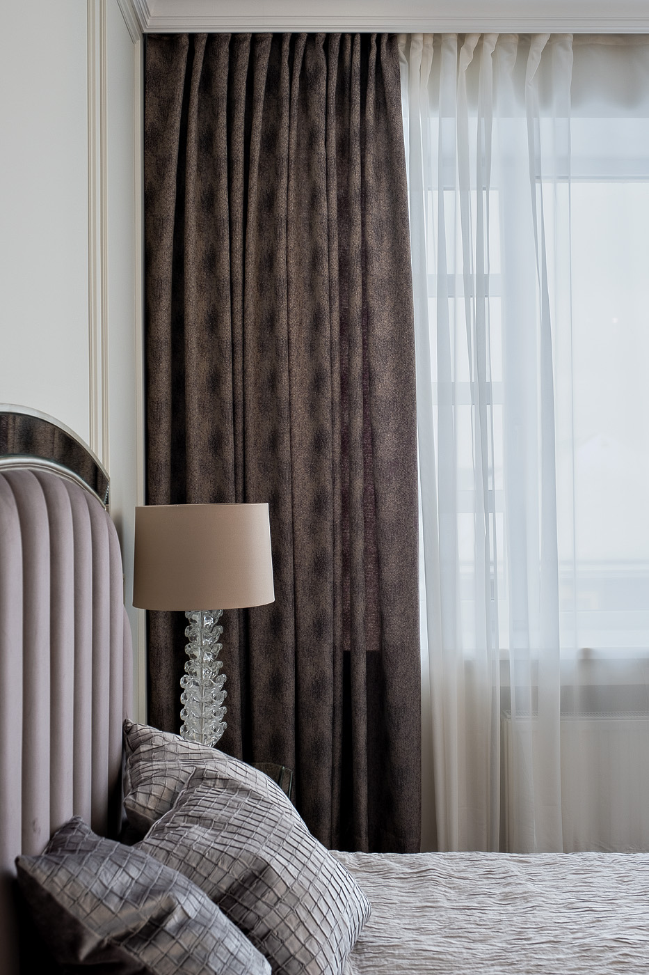 121GD-00002 Портьера FIJI коричневая