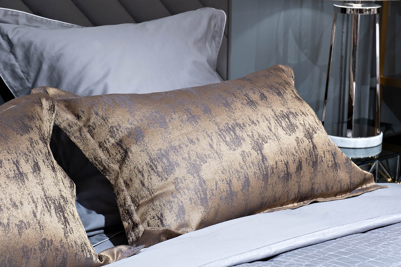 121GD-10001 Комплект наволочек Houston золотой (2шт)