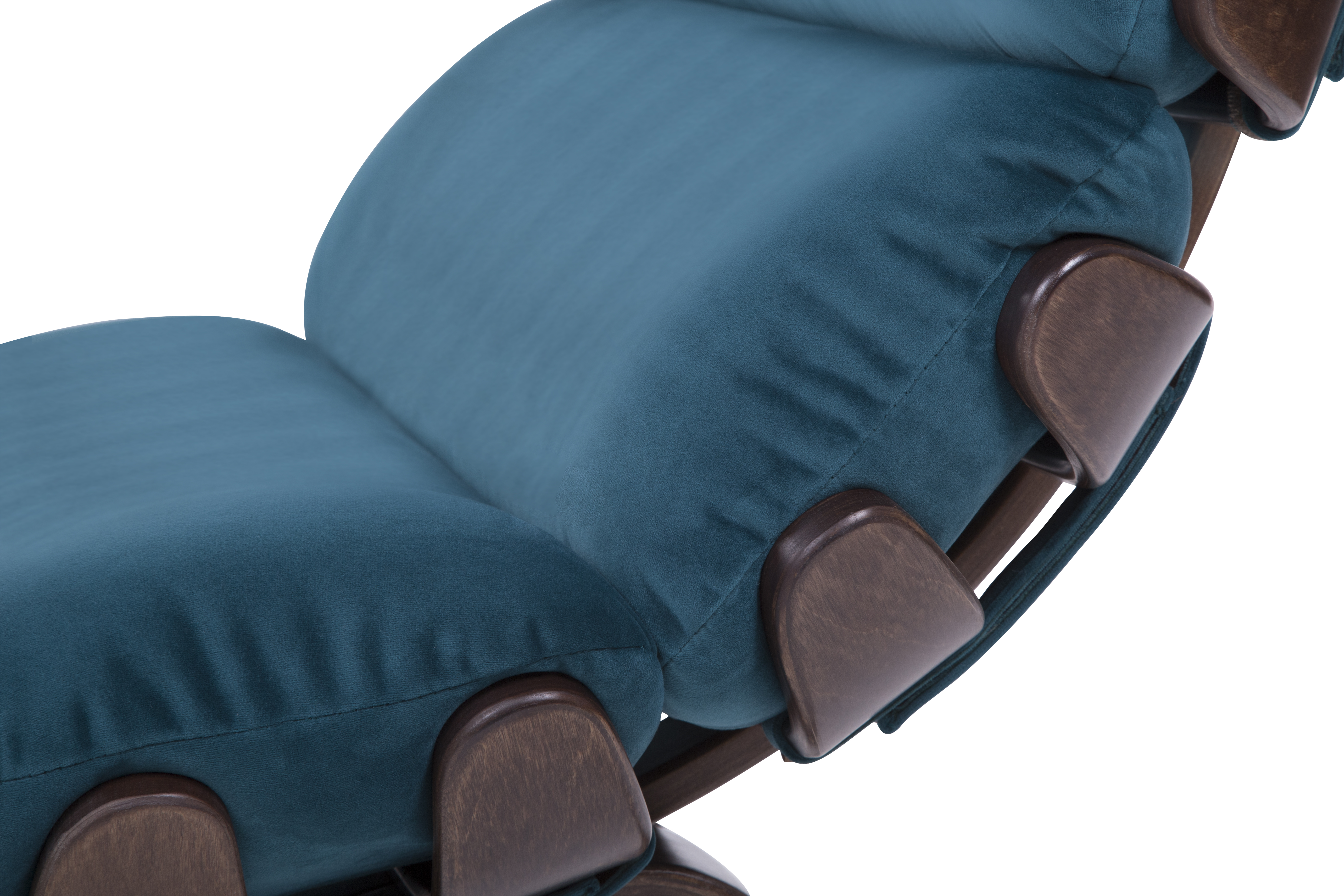 кресло Ессей Малахит каркас Орех