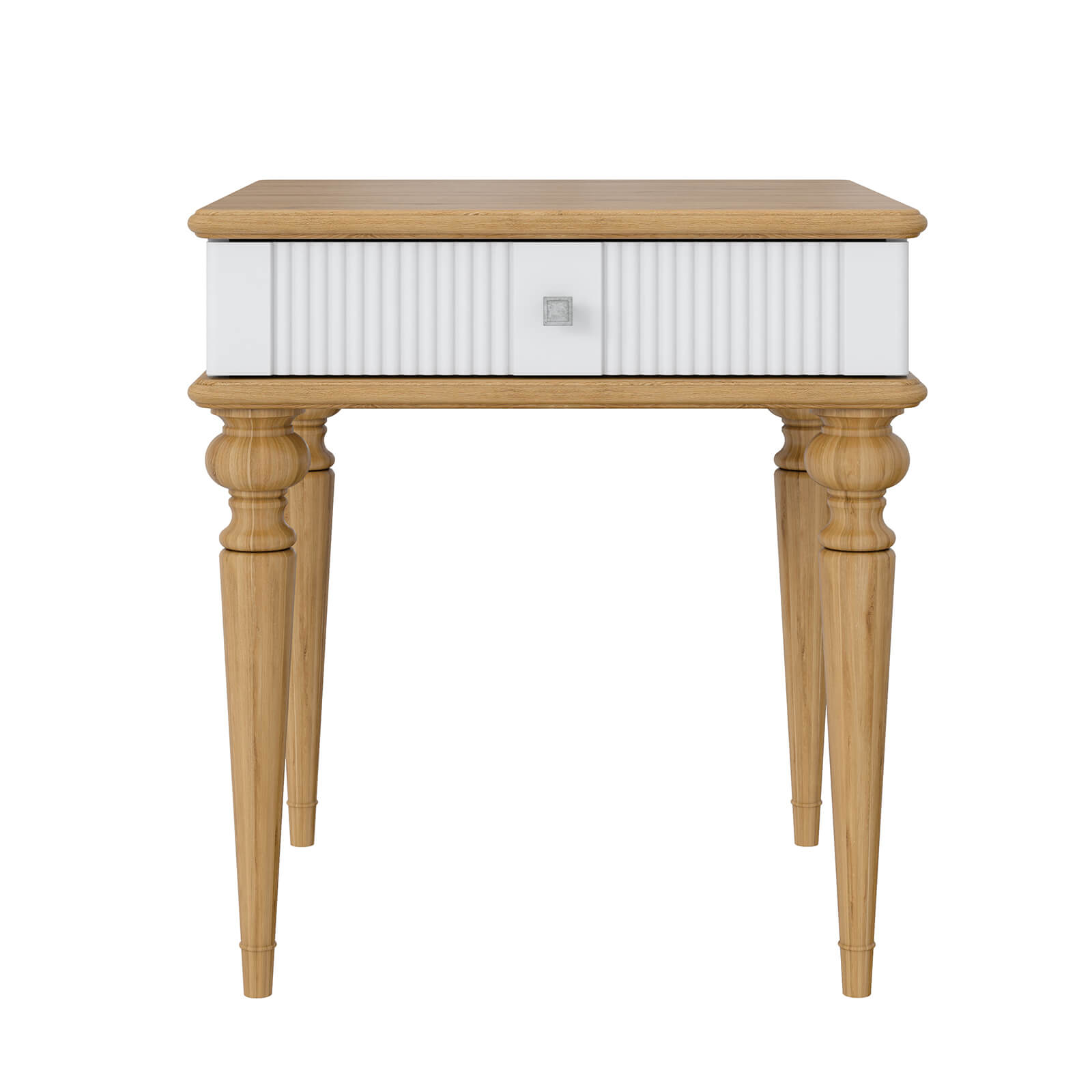 Стол ламповый "Рандеву" 01-60 (белый лак/антик 24)