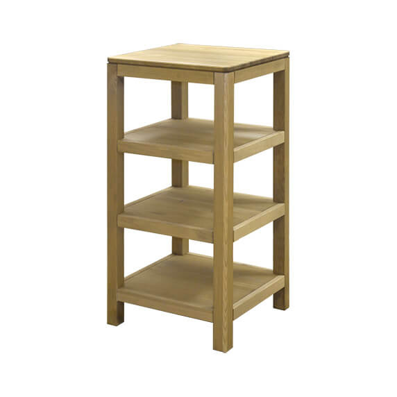 Стеллаж с 4 полками светлый "КМ-0069"