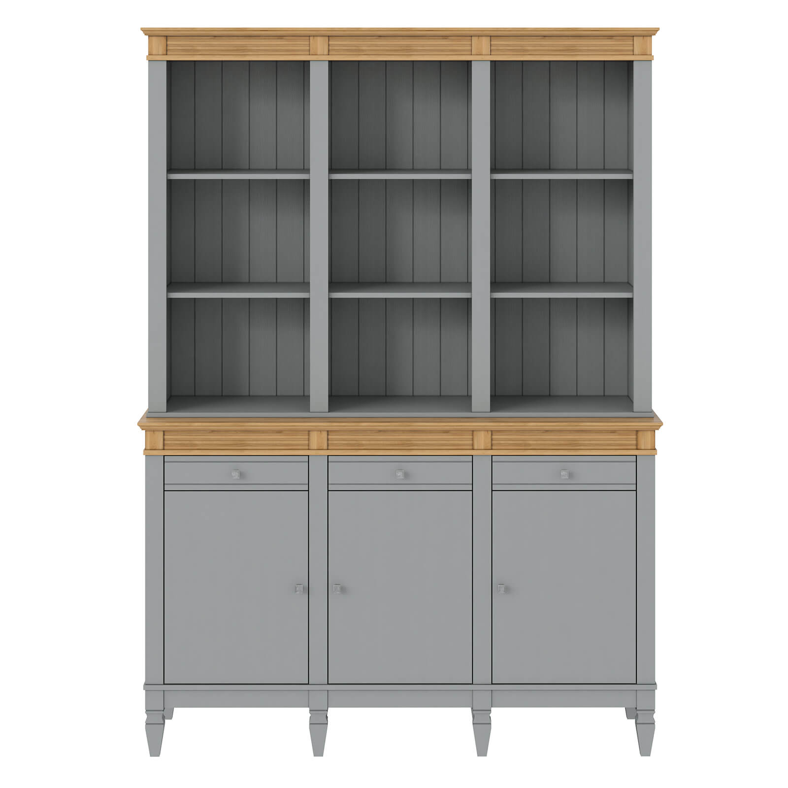 Буфет "Ольса" 300/333 (серый 7042/антик 24)