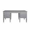 Стол письменный из дерева с 4 ящиками "Ольса" 204 (серый 7042)