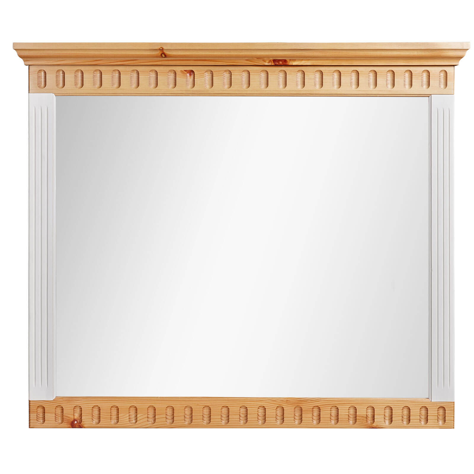 Зеркало массив сосны "Хельсинки" Касса (антик)