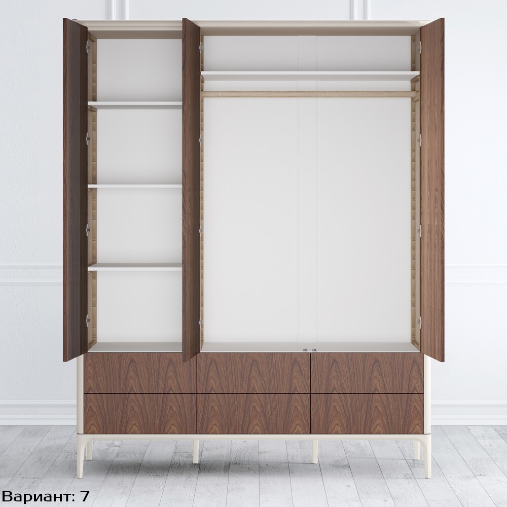 Шкаф 3 двери Pr060B1T-bosco