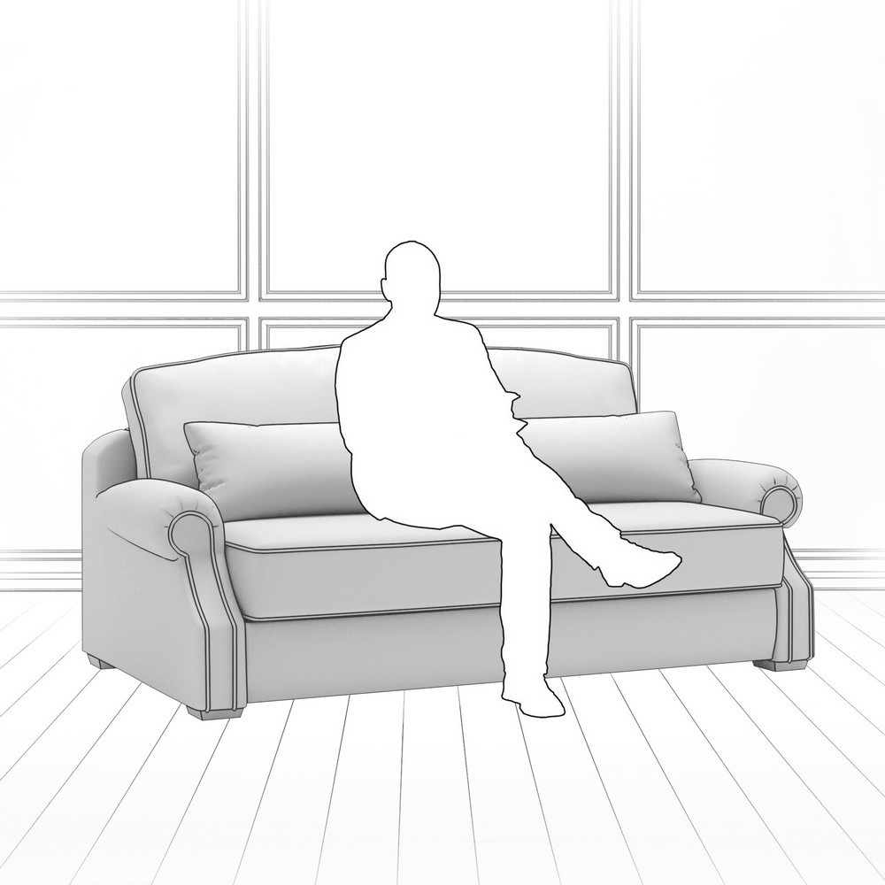 Диван Kane (с механизмом) DKa-I-180-K03-KaB40-0108.01